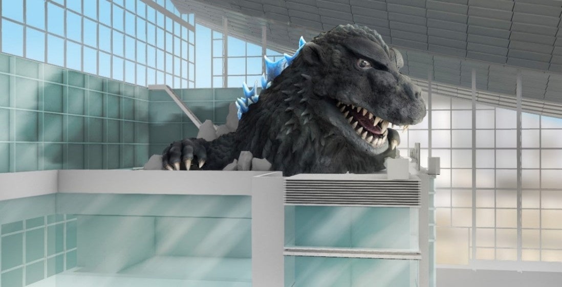 Godzilla Monument Rendering