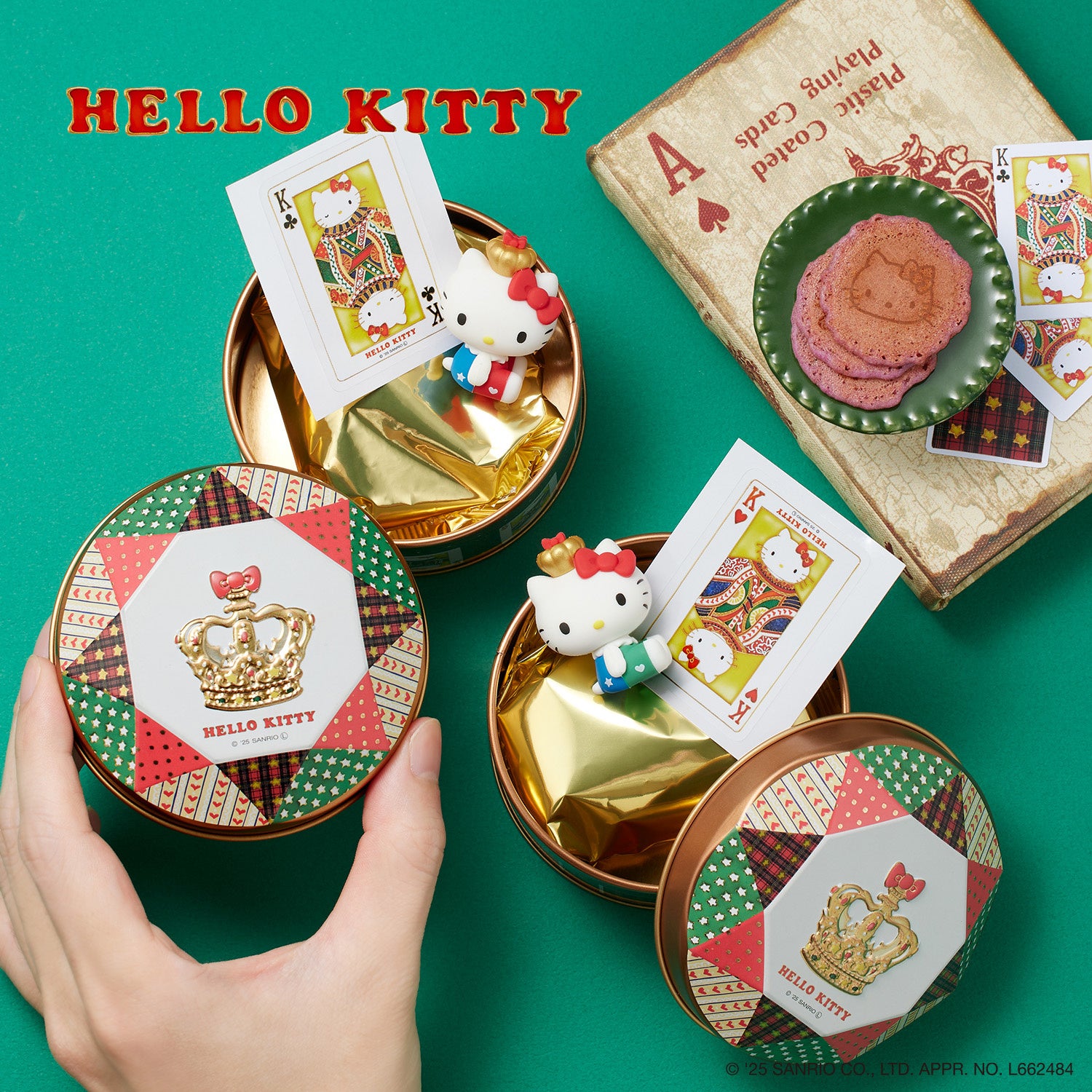 Hello Kitty Trump Tin Side Design