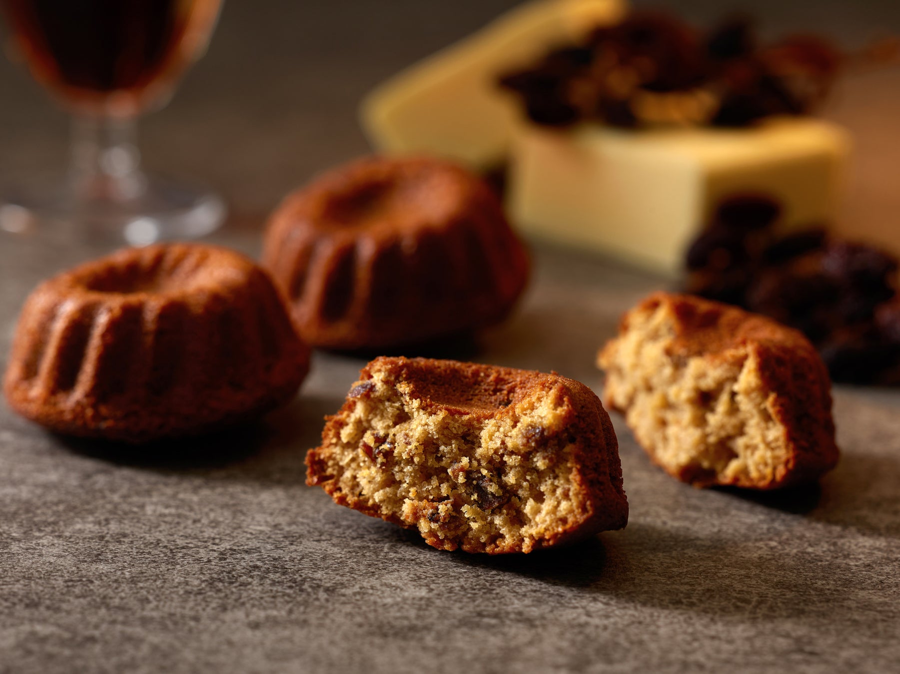 Rum Raisin Butter Cake