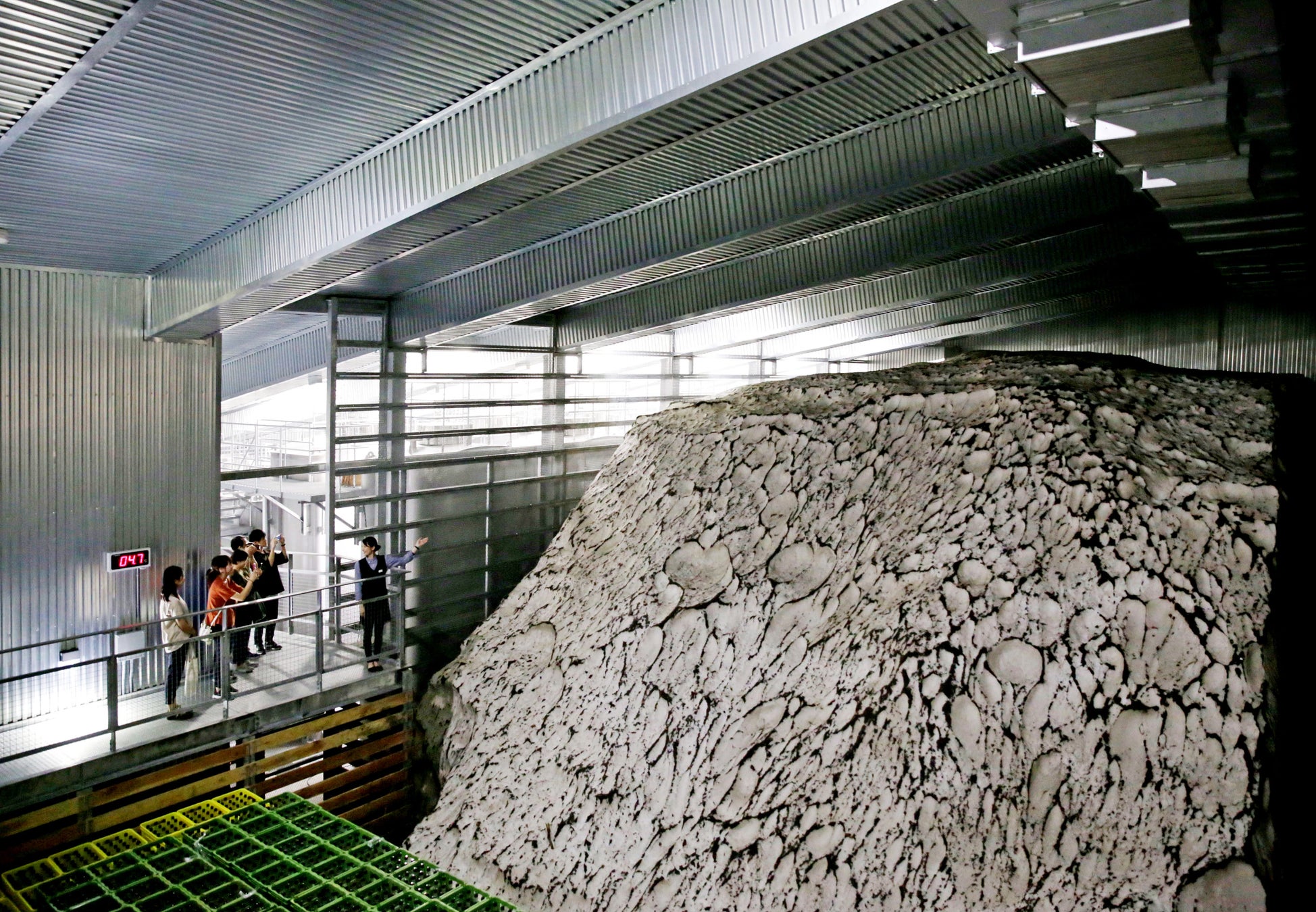 Yukimuro snow storage tour where visitors can see inside the snow storage rooms