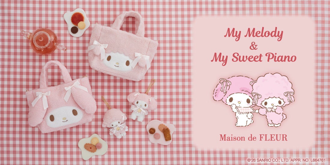 Maison de FLEUR × My Melody and My Sweet Piano Collaboration