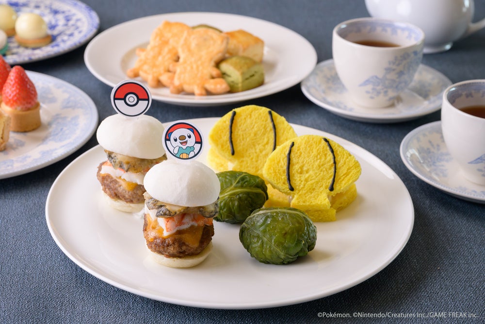 Savory items on separate plate