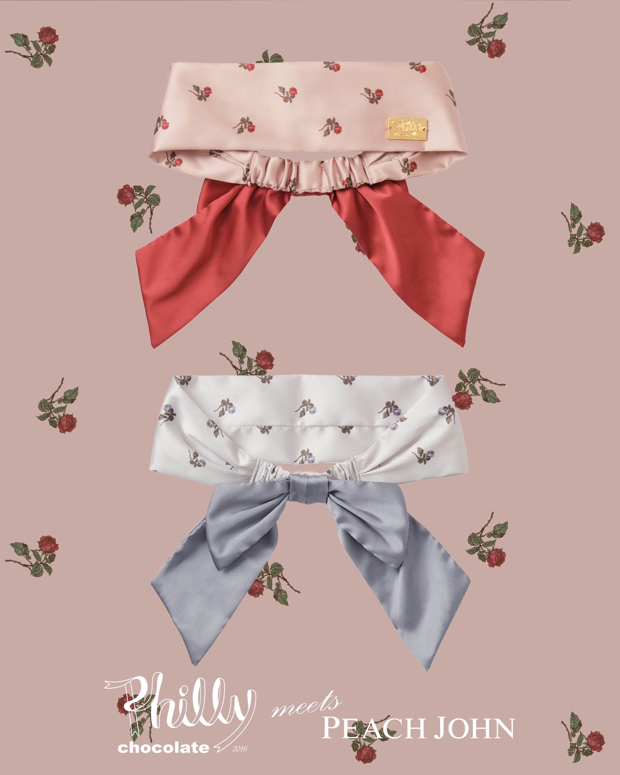 缎面发带细节图