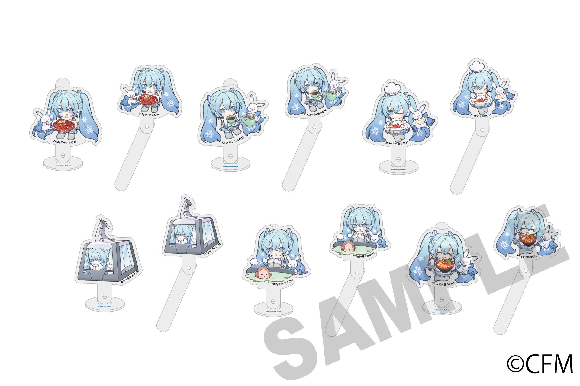 雪未来 x HIROSAKI×HAKODATE Acrylic Prop & Stand