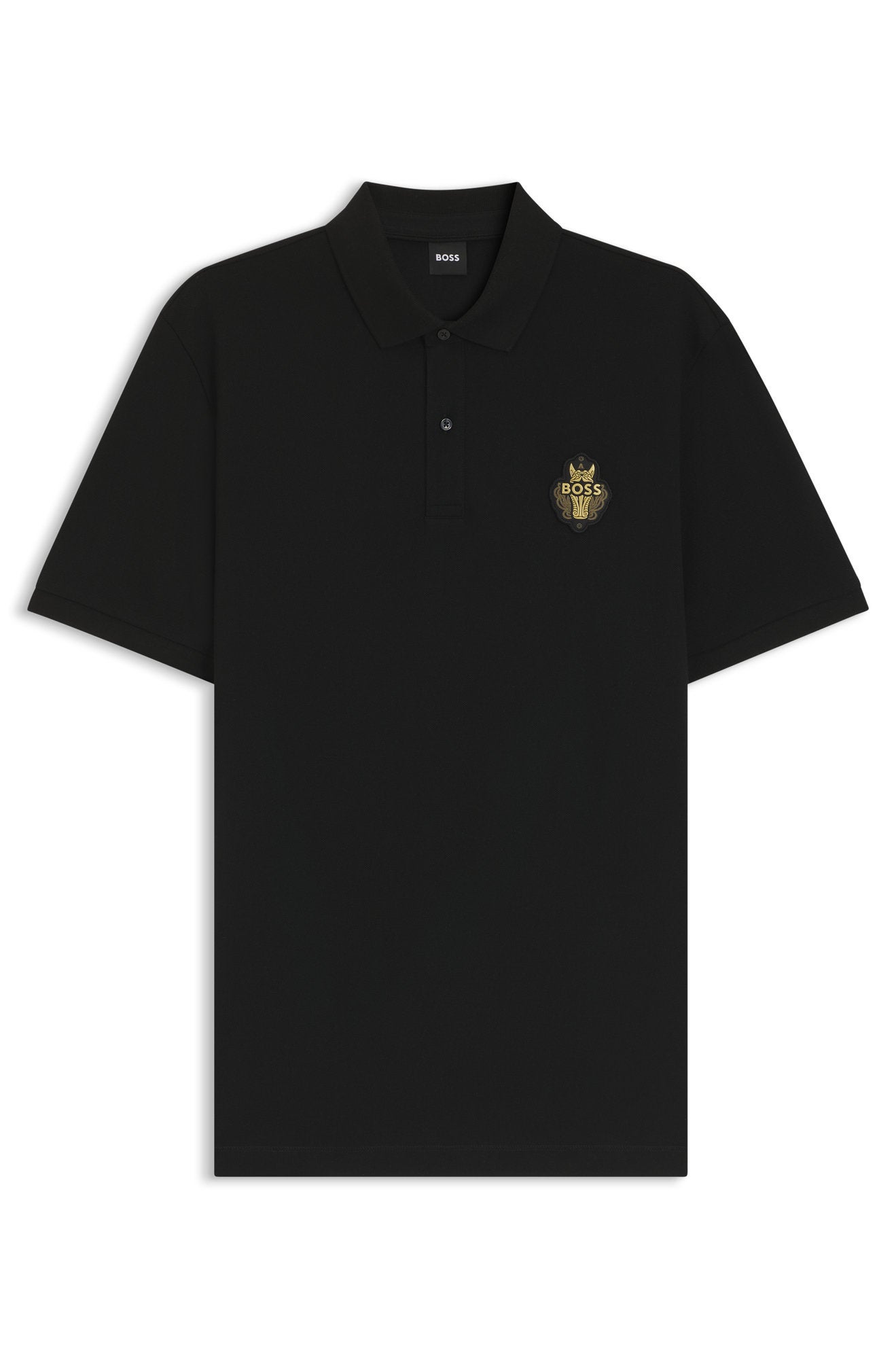 BOSS 马年皮革夹克