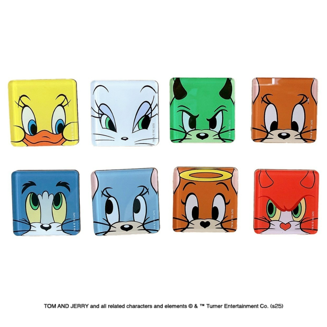 Tom and Jerry Square Acrylic Magnets