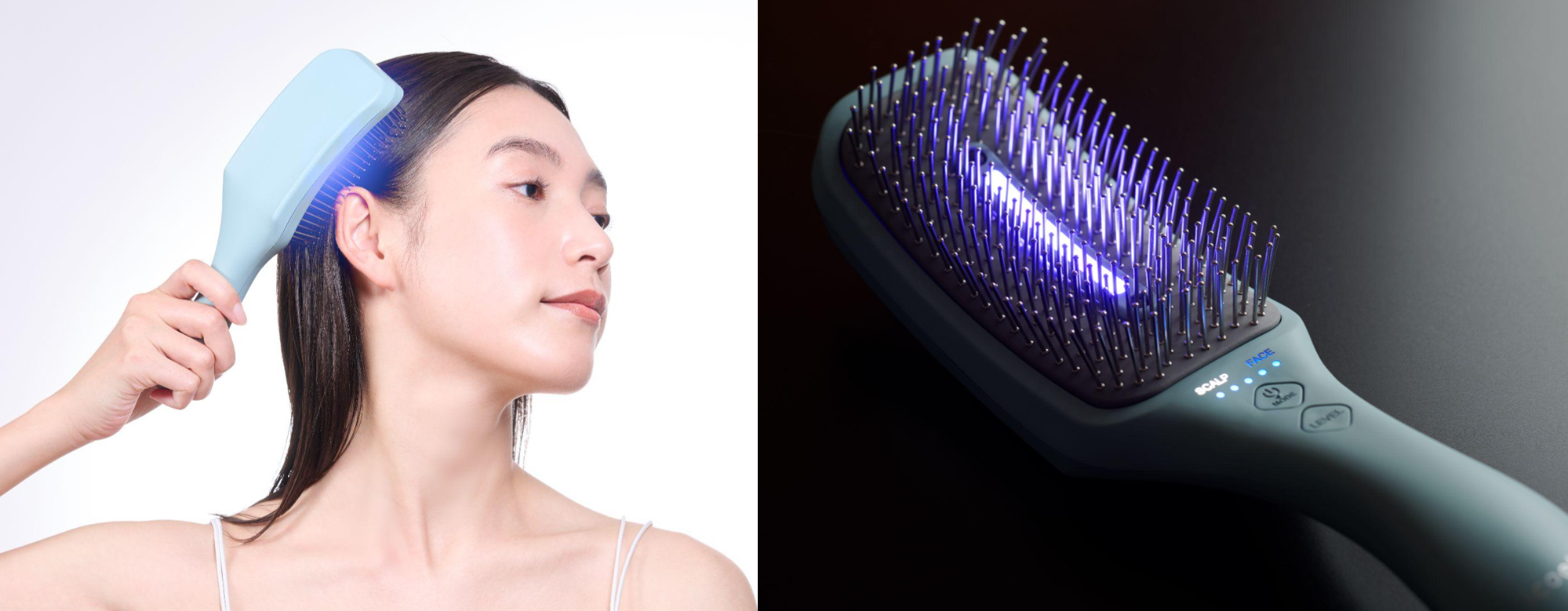 Revolutionary icoelle EMS SPA BRUSH Focuses on Head Muscles for