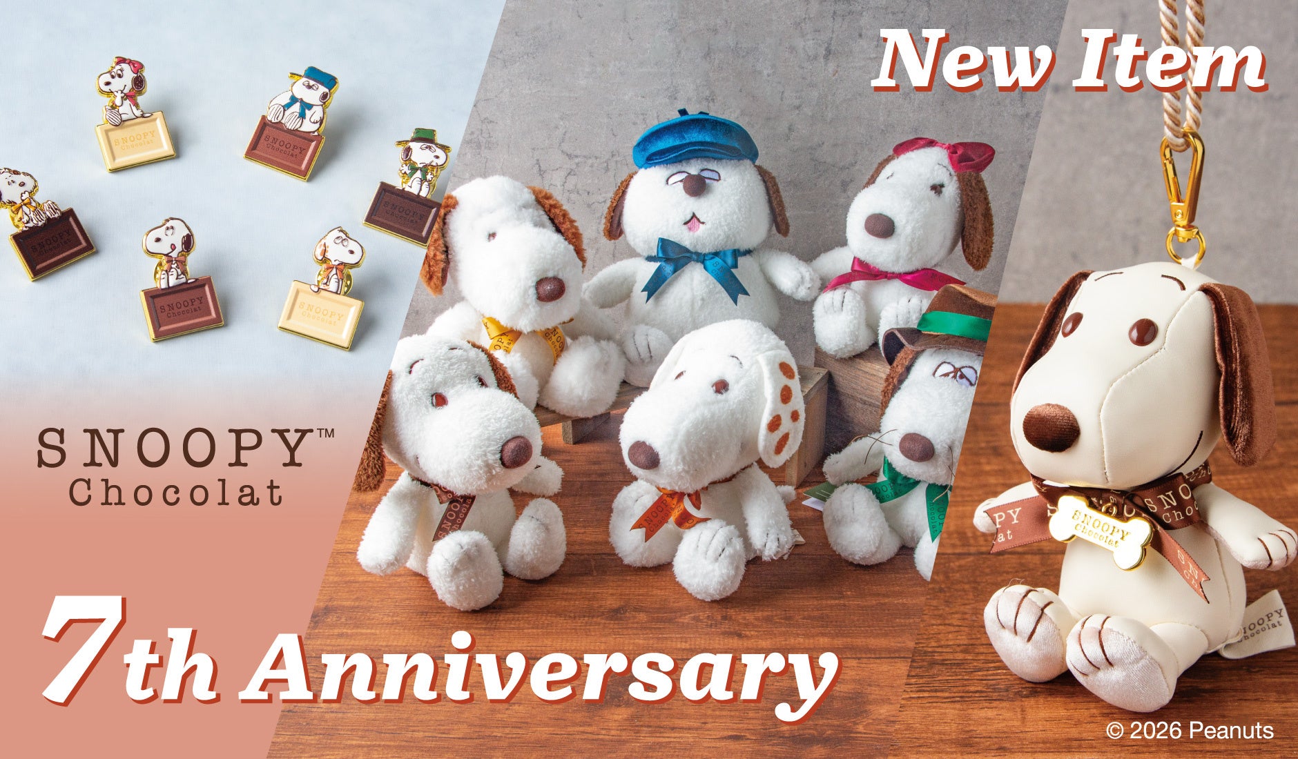 SNOOPY Chocolat Marks Its 7th Anniversary with New Sibling Plush