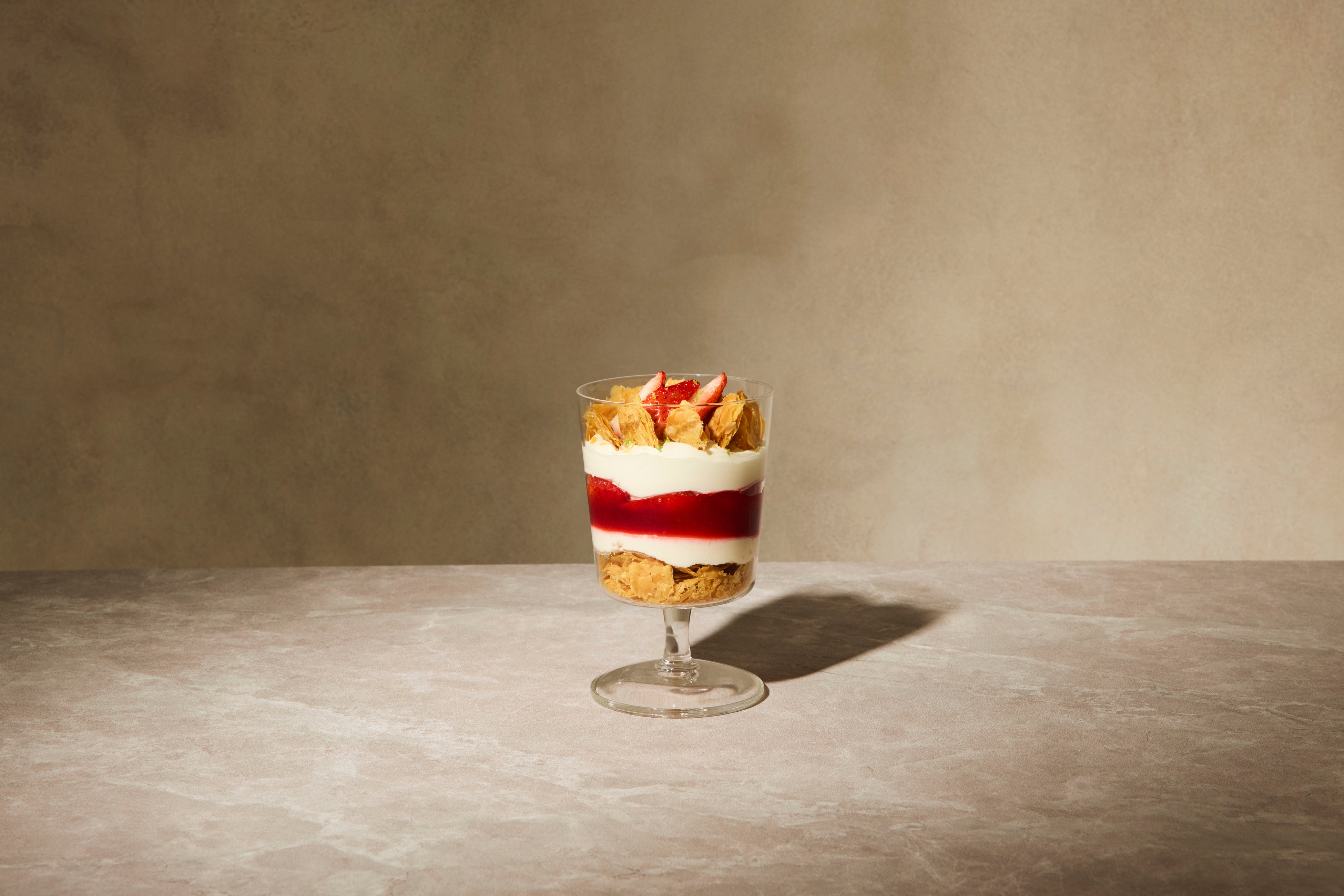 Seasonal Parfait Strawberry Pie
