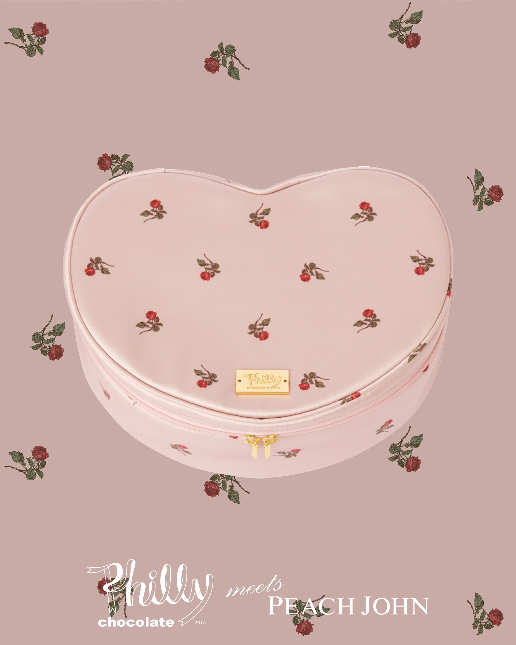 缎面心形内衣收纳袋细节