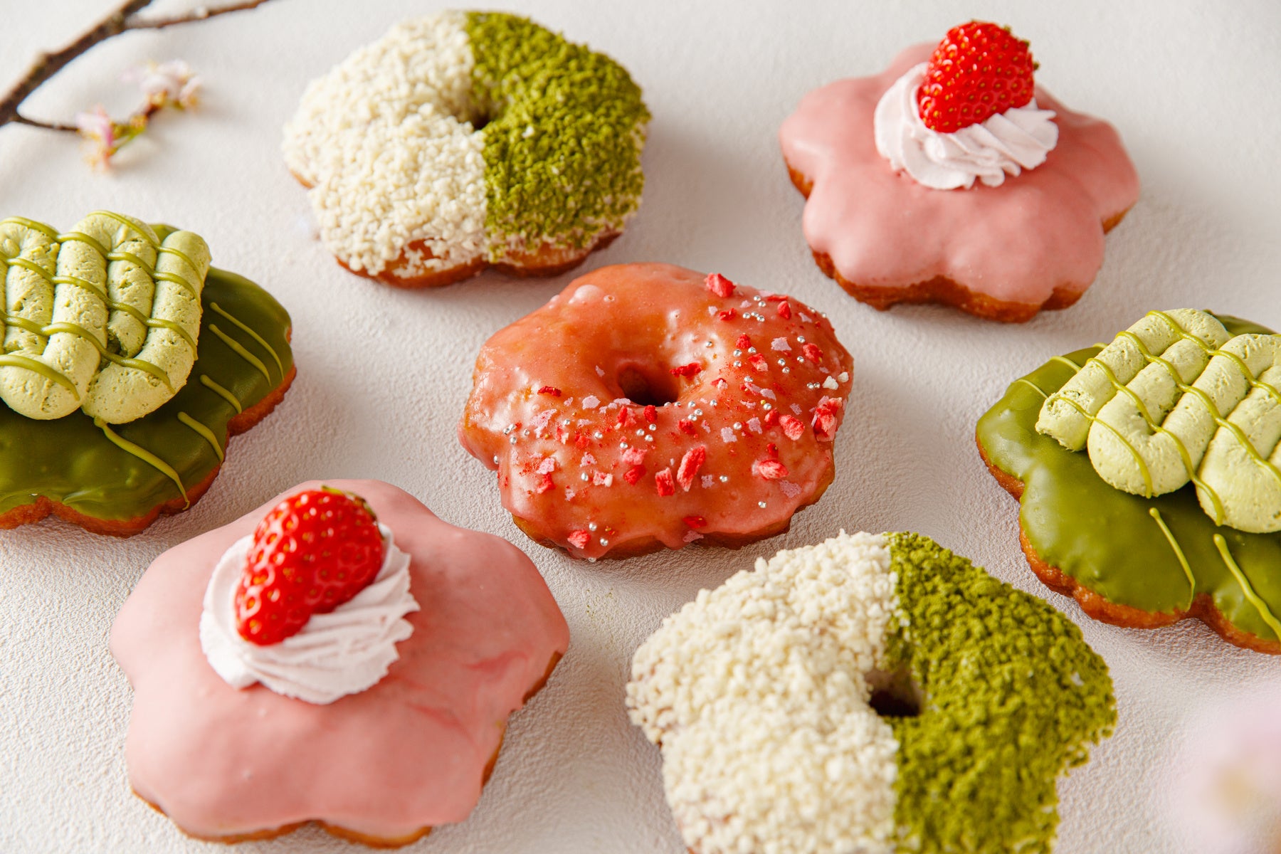 RACINES Launches 4 Spring-Limited Cherry Blossom-Shaped Donuts ...