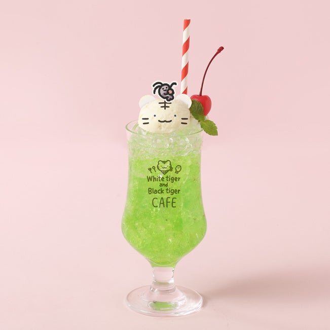 White Tiger and Black Tiger's Melon Cream Soda