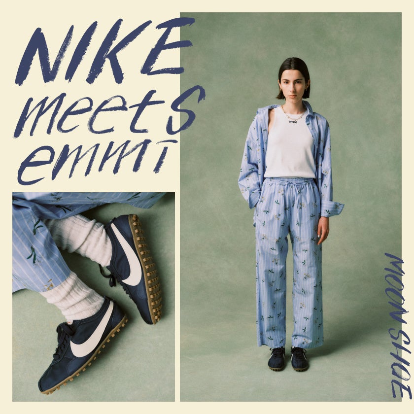 emmi Exclusively Releases Nike Moon Shoe in Three Colors in Japan