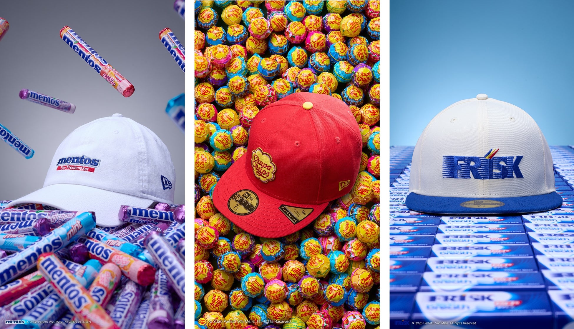 mentos　オリジナルラジオ New Era Launches First-Ever Collaboration Collection with Mentos