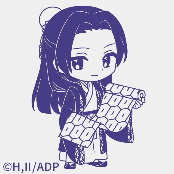 Original mini-character stamps examples
