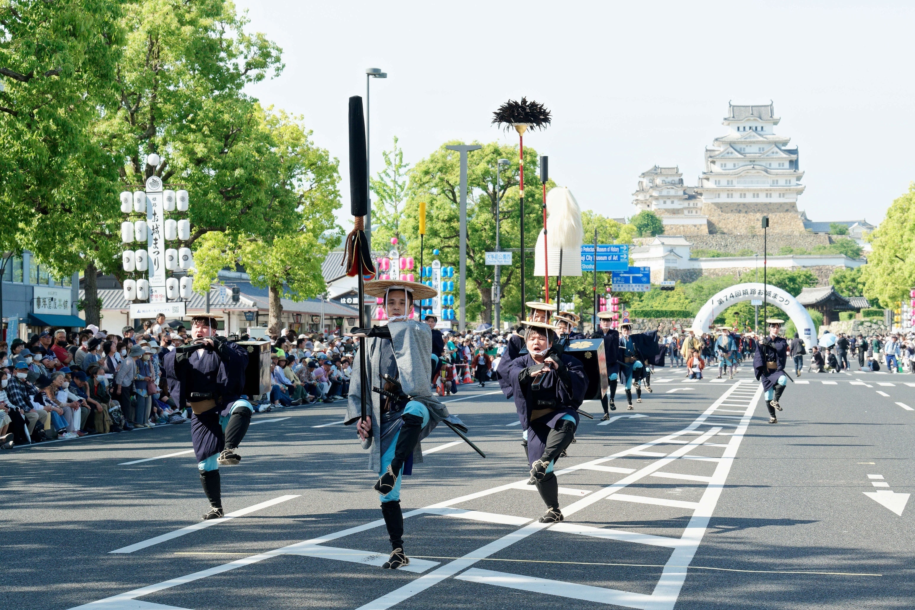 往届姬路大名行列场景