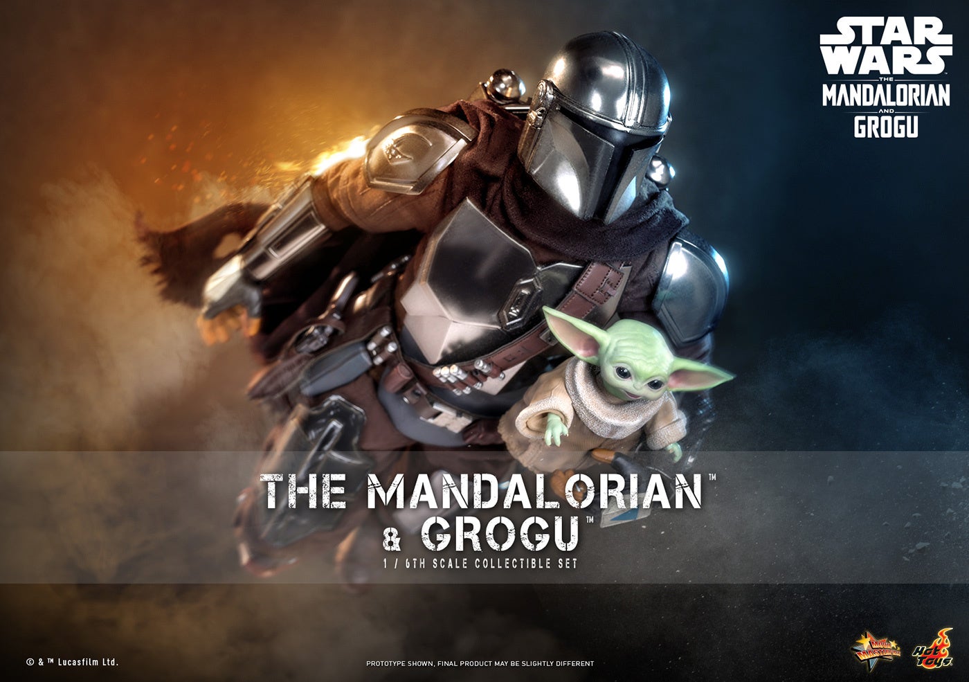 Hot Toys Announces 1/6 Scale Figures of The Mandalorian & Grogu