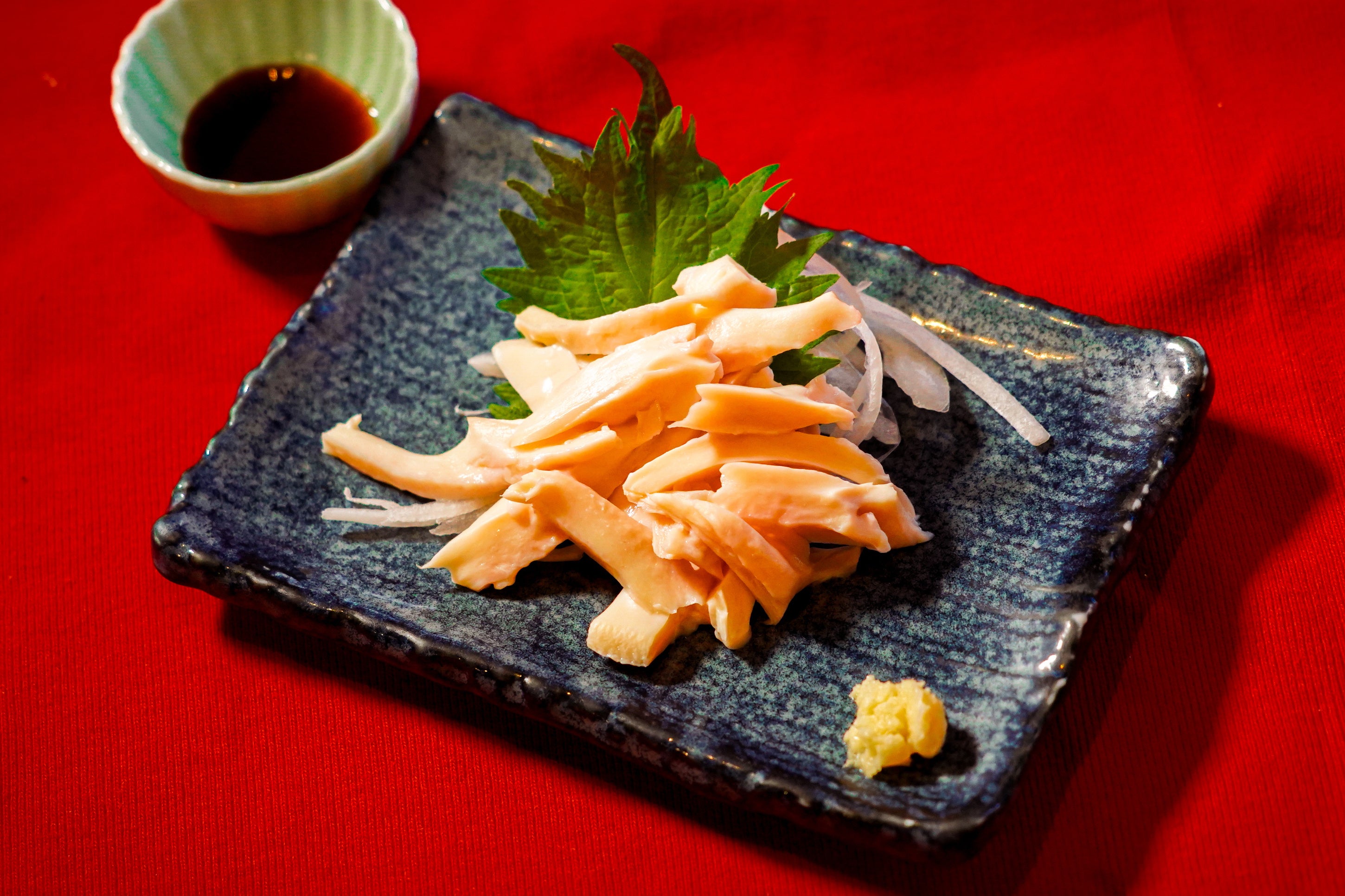 Horse aorta sashimi