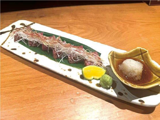 Kumamoto Black Wagyu Tataki