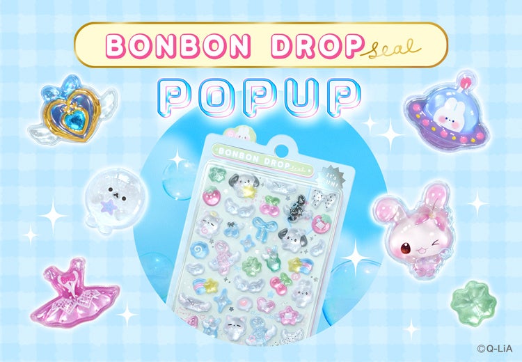 オリジナル　BONBON DROP シール BONBON DROP seal POP UP STORE Comes to 10 Cities Nationwide
