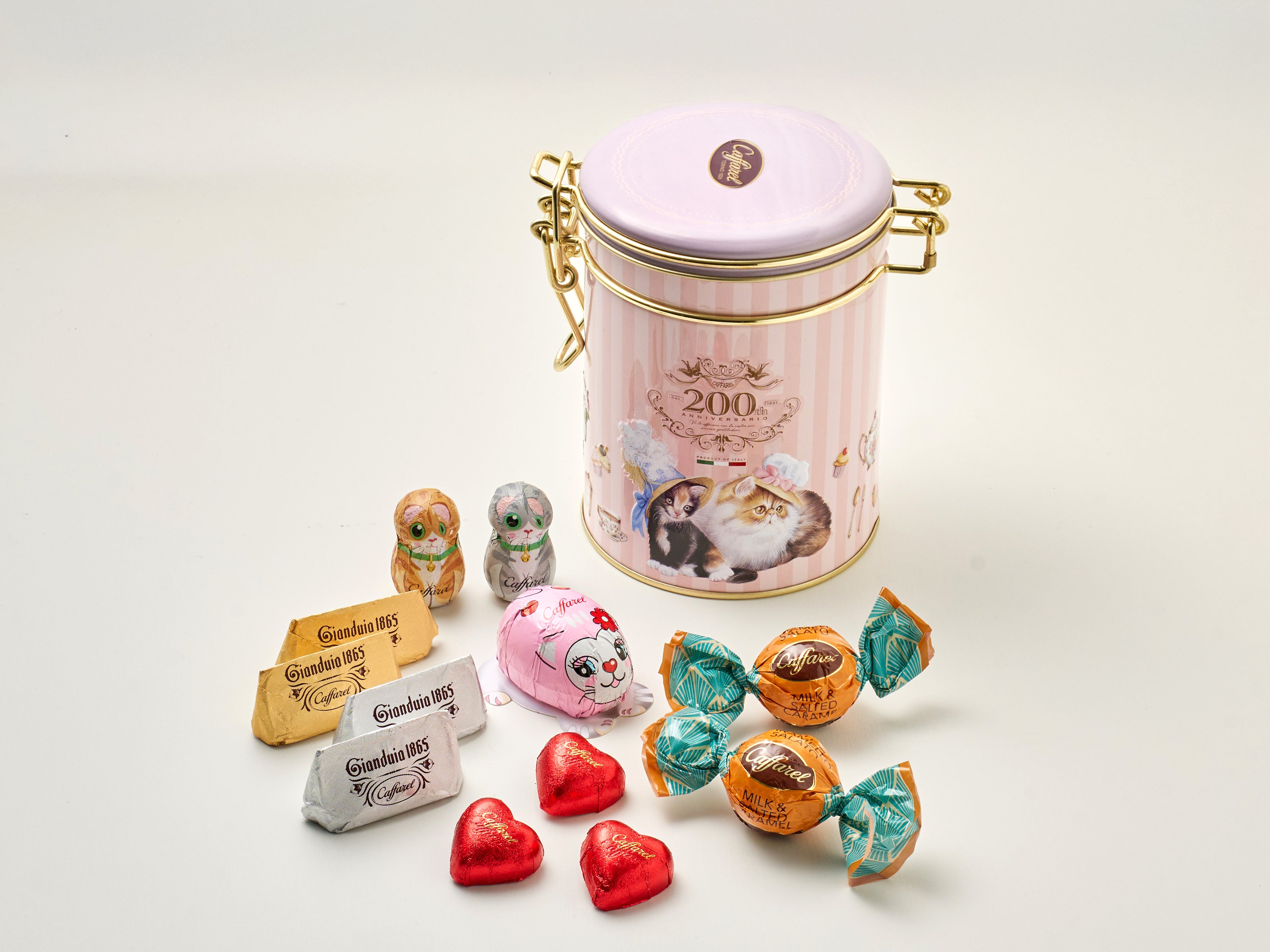 고양이의 티타임 캐니스터 주석