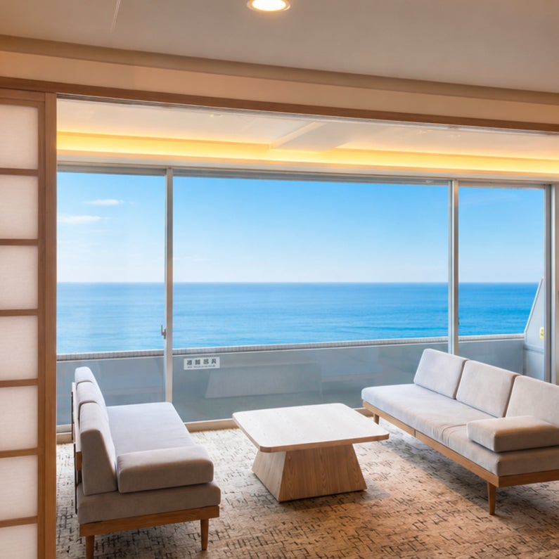 Lounge dengan pemandangan laut