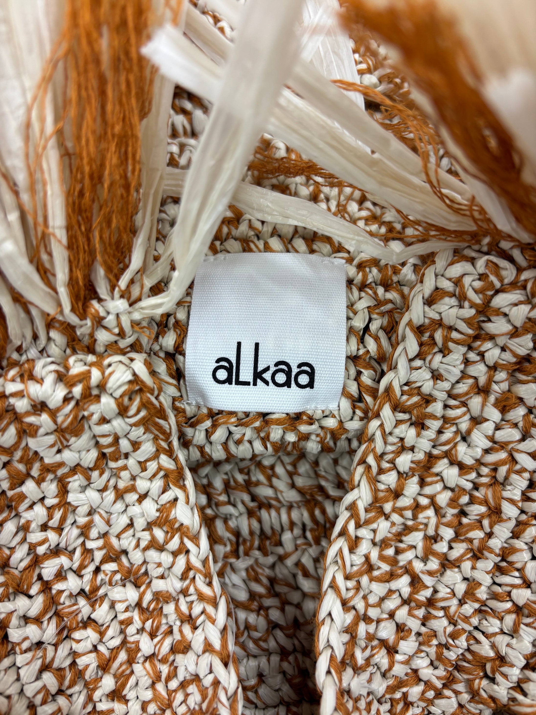 Raffia Touch Fringe Tank Knit