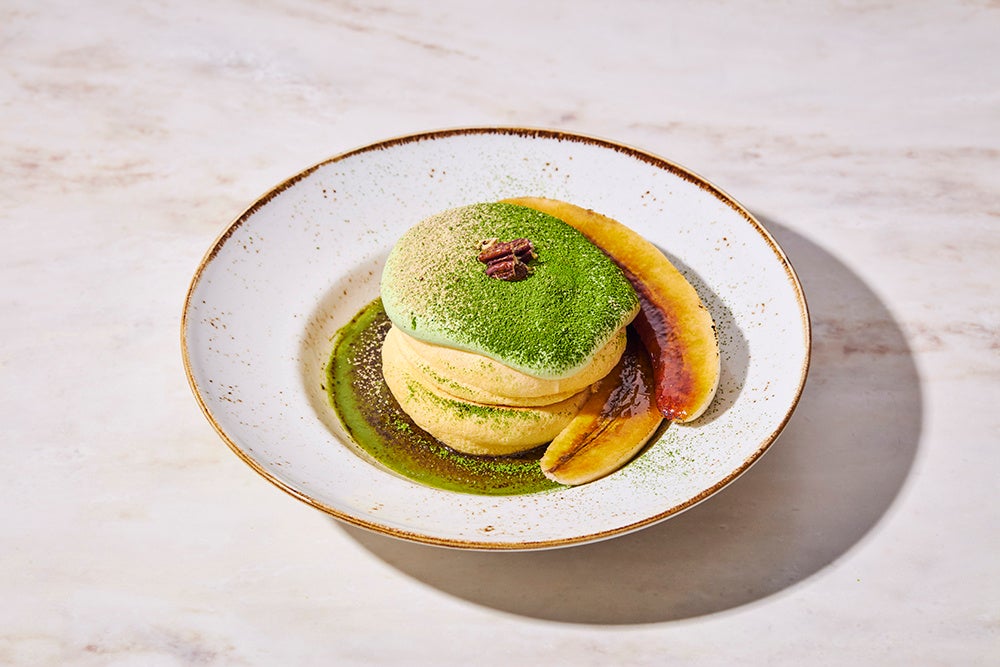 Matcha Soufflé Pancakes