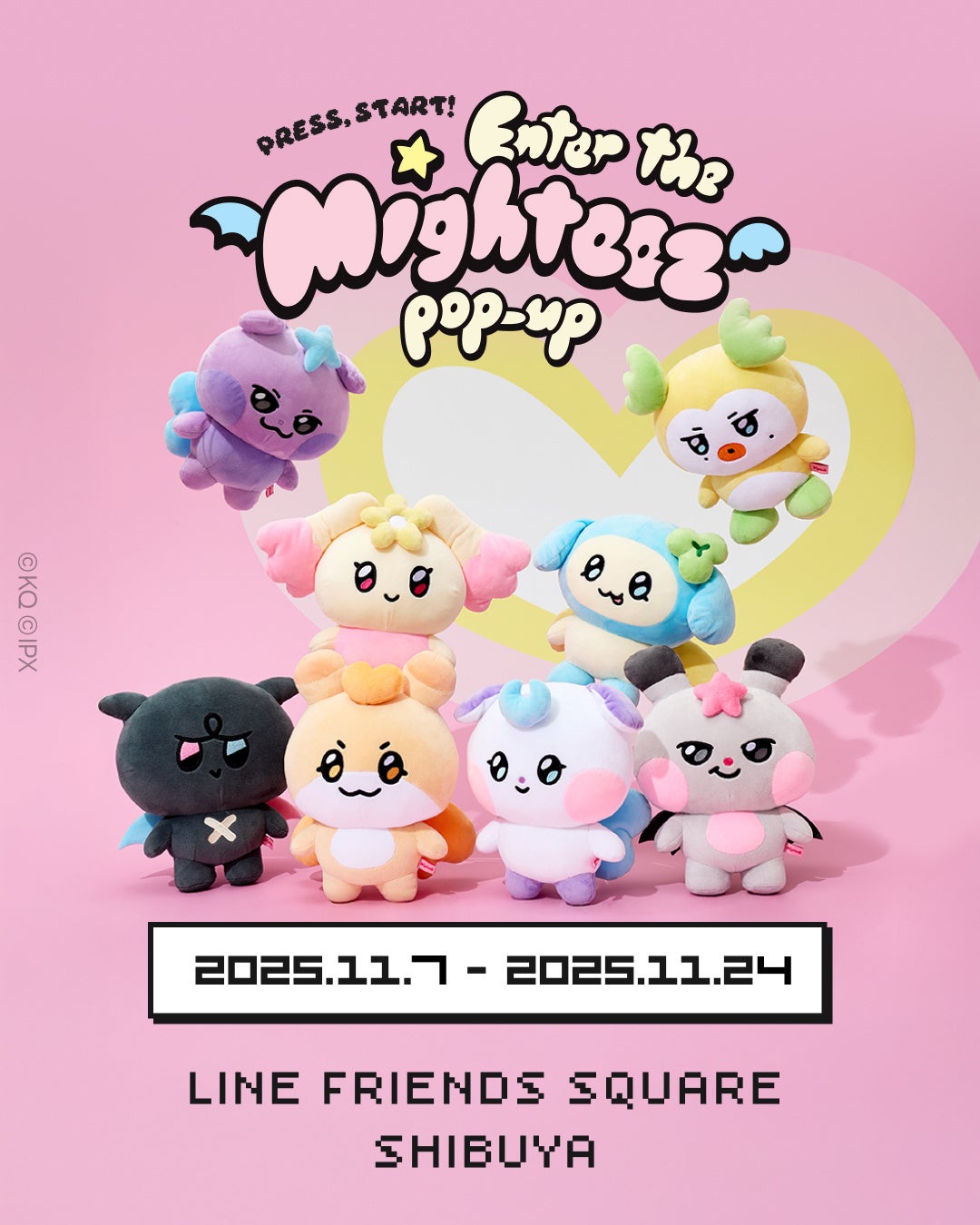 ATEEZ's Official Collaboration Character MIGHTEEZ Pop-Up Opens in Shibuya