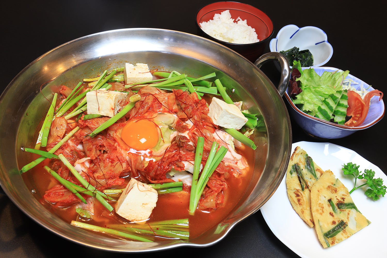 Miniature train serving food