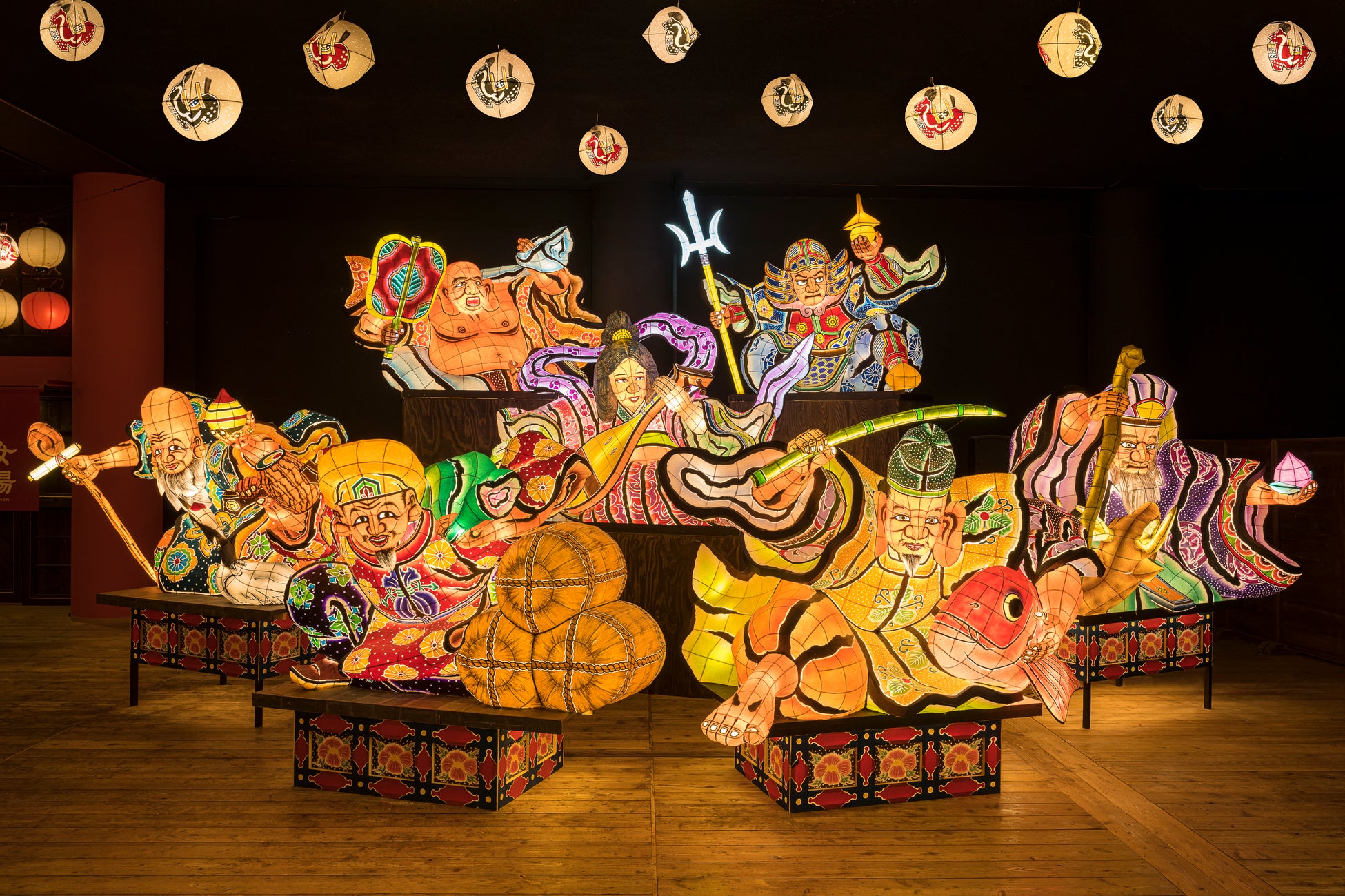 Tujuh Dewa Keberuntungan Nebuta Menyambut Tamu di Aomoriya by Hoshino Resorts seiring Kembalinya "Wattsudo Kaiun Matsuri" Musim Dingin Ini