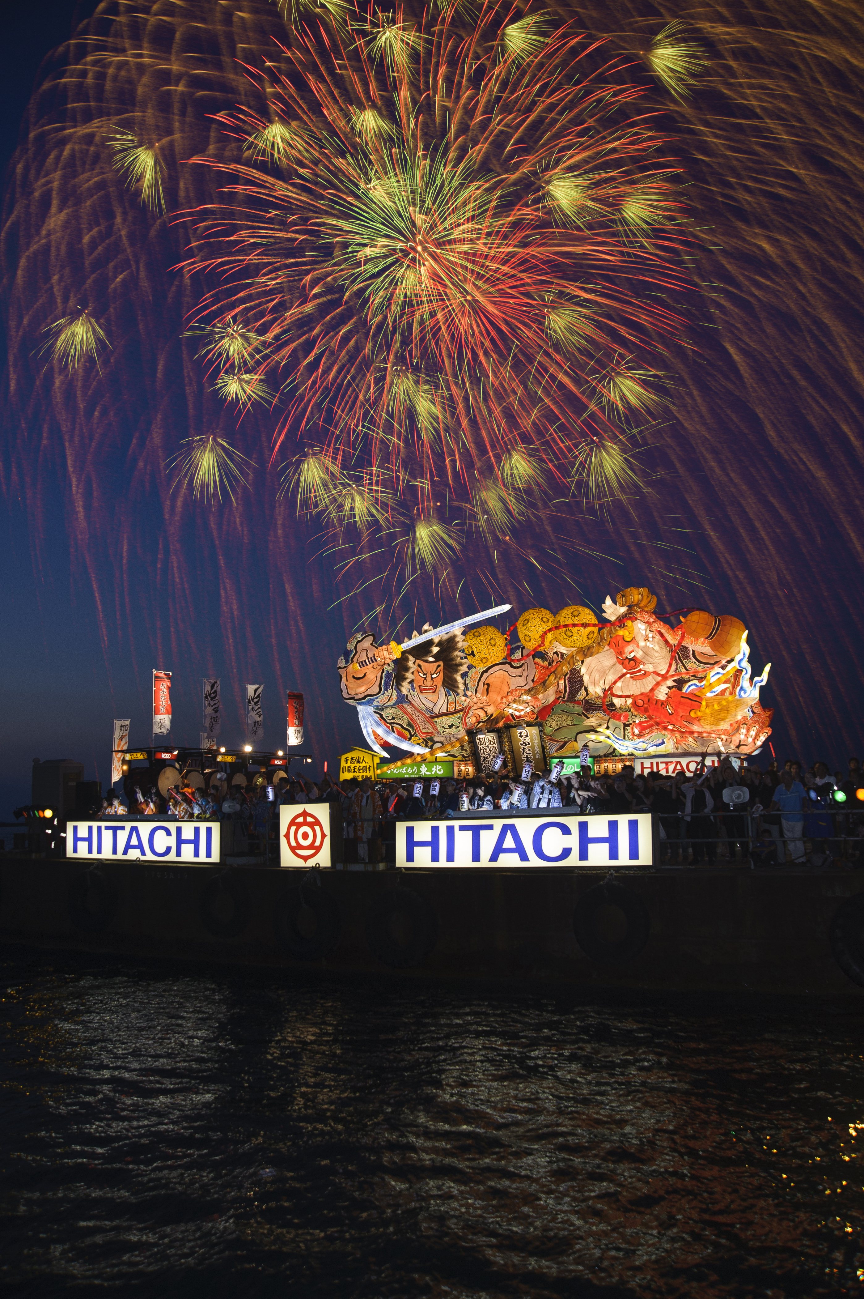睡魔海上游行和烟花