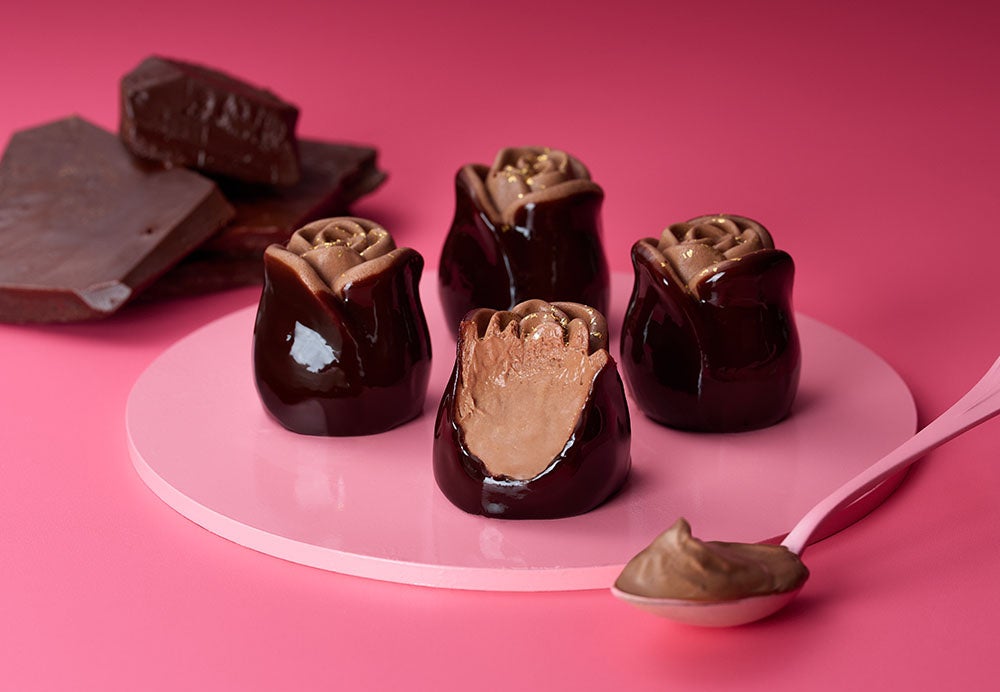 芝士玫瑰巧克力