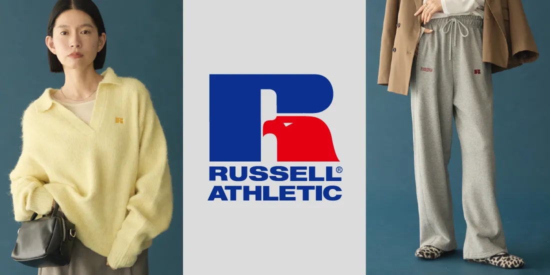 AMERICAN HOLIC × RUSSELL ATHLETIC Second Collection Adds a Collared Knit and Logo Sweatshirts From Mid-October