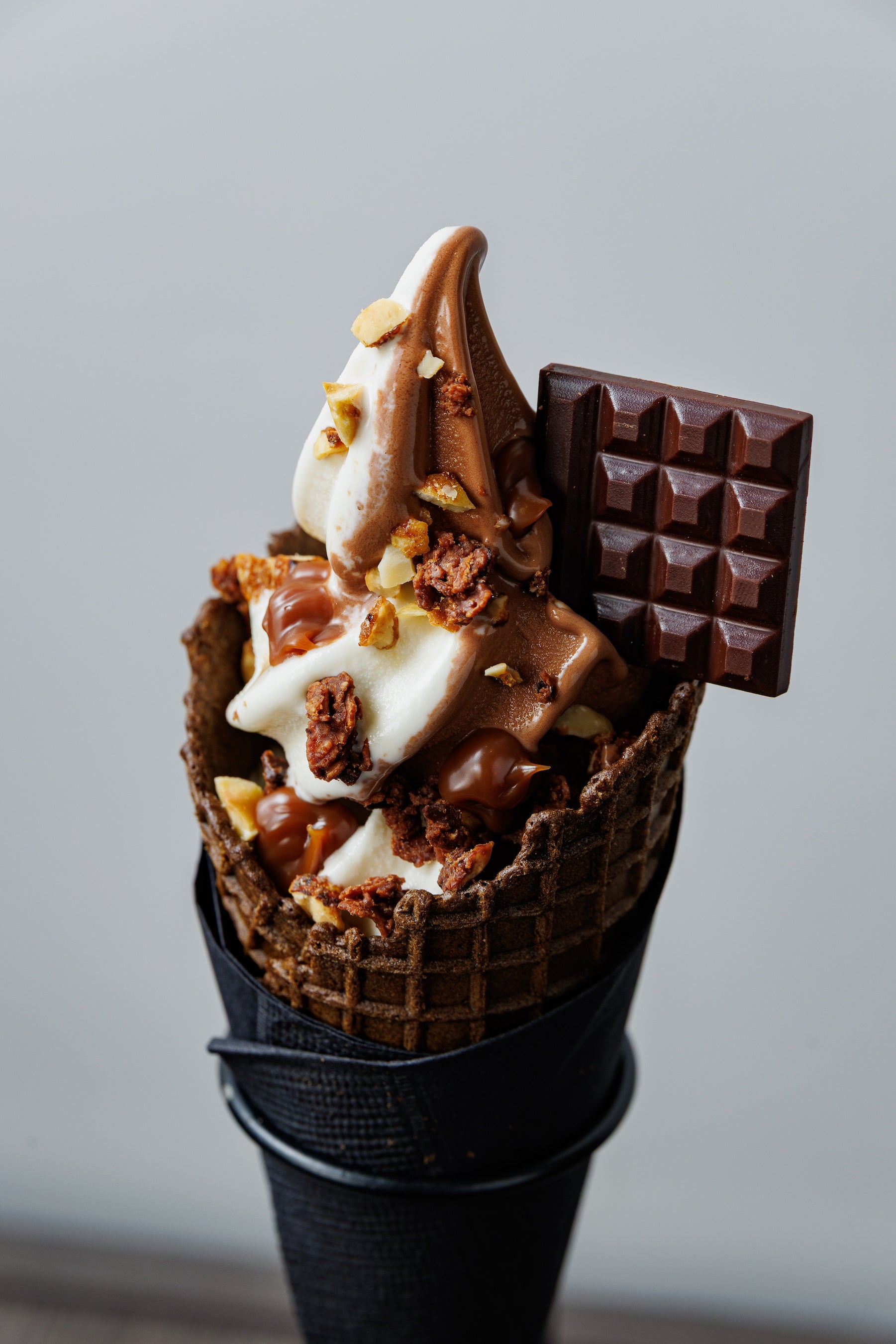 Soft Serve Chocolat & Les Caramels