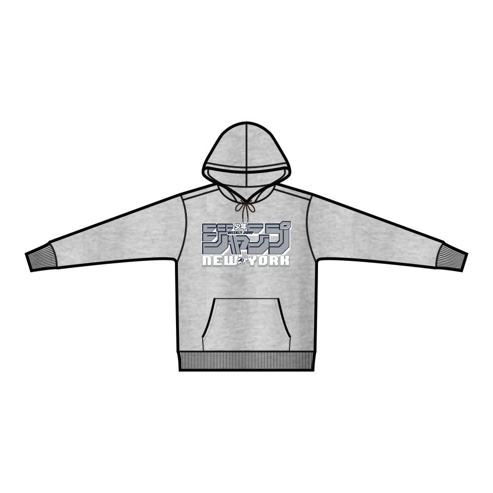 WSJ NY HOODIE - HEATHER GREY