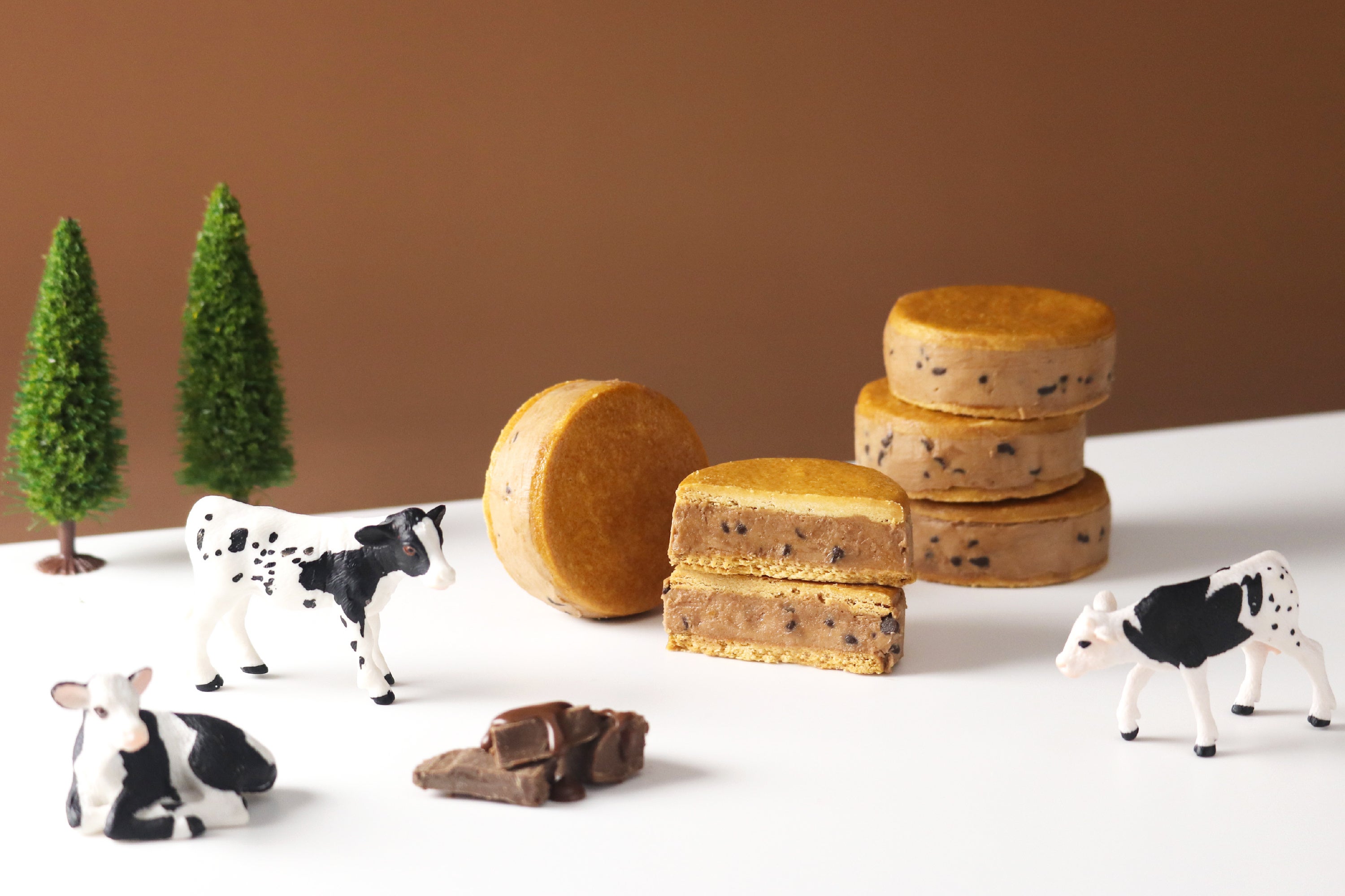 濃郁牛奶夾心餅乾 新鮮巧克力