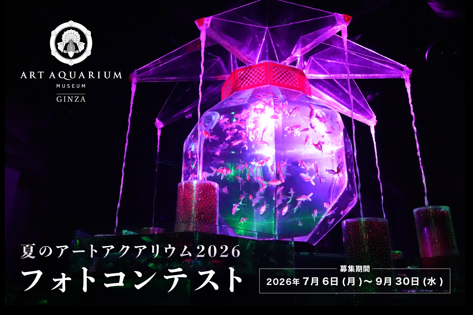ART AQUARIUM MUSEUM GINZA 启动“金鱼鉴赏”Instagram摄影大赛，迎接