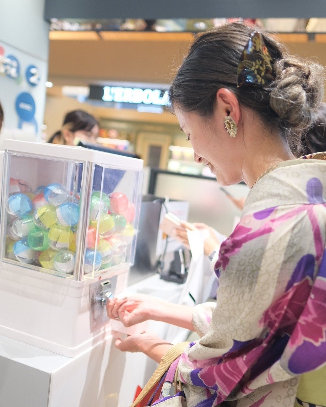 Sake Gacha booth image