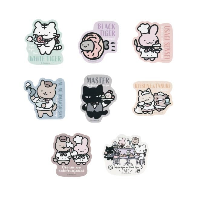 Trading Phone-Size Stickers (8 types)