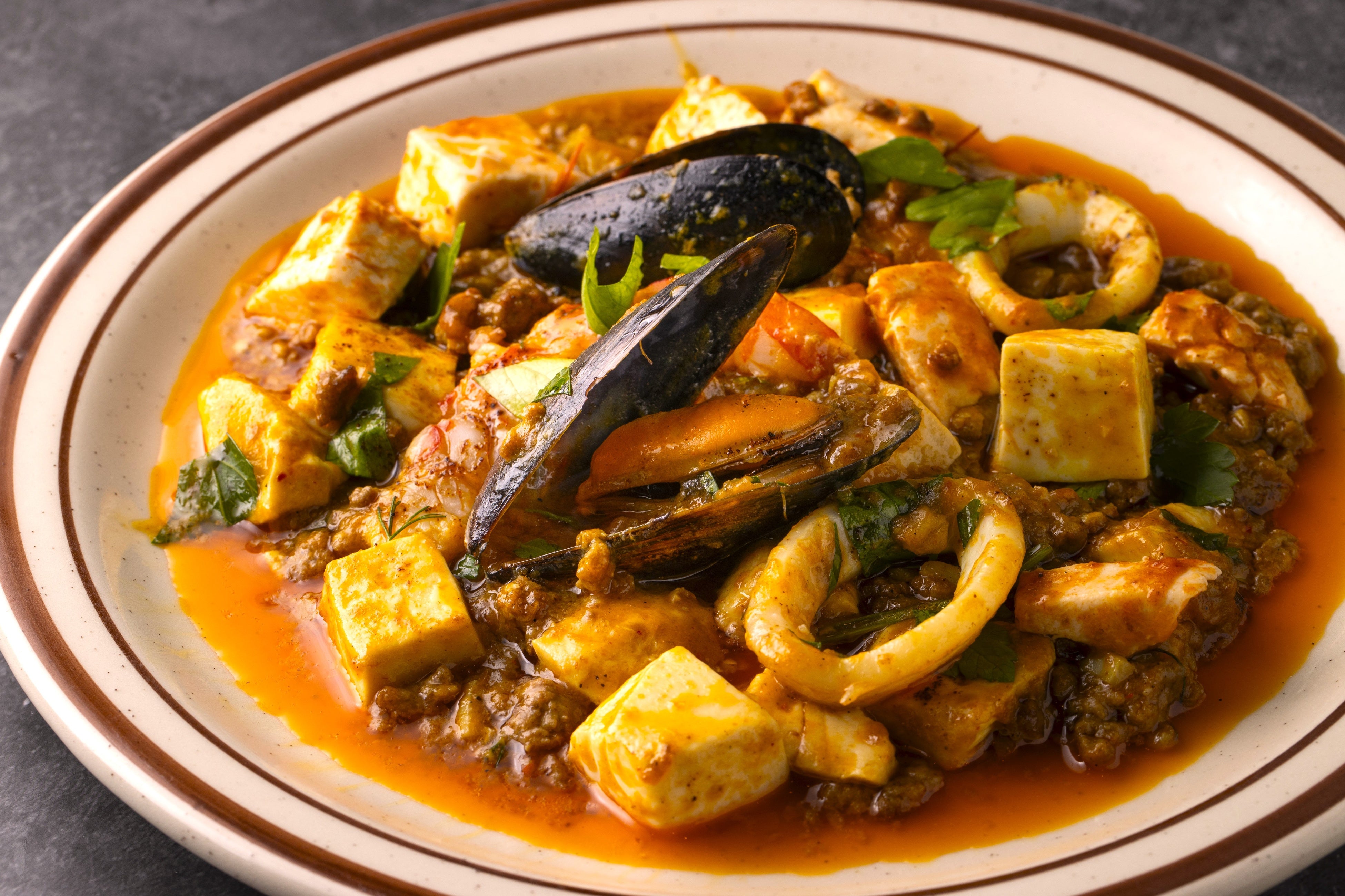 Hitsujipublic - Lamb and Seafood Bouillabaisse Mapo Tofu, ¥1,944 (Isetan Shinjuku Store Limited)