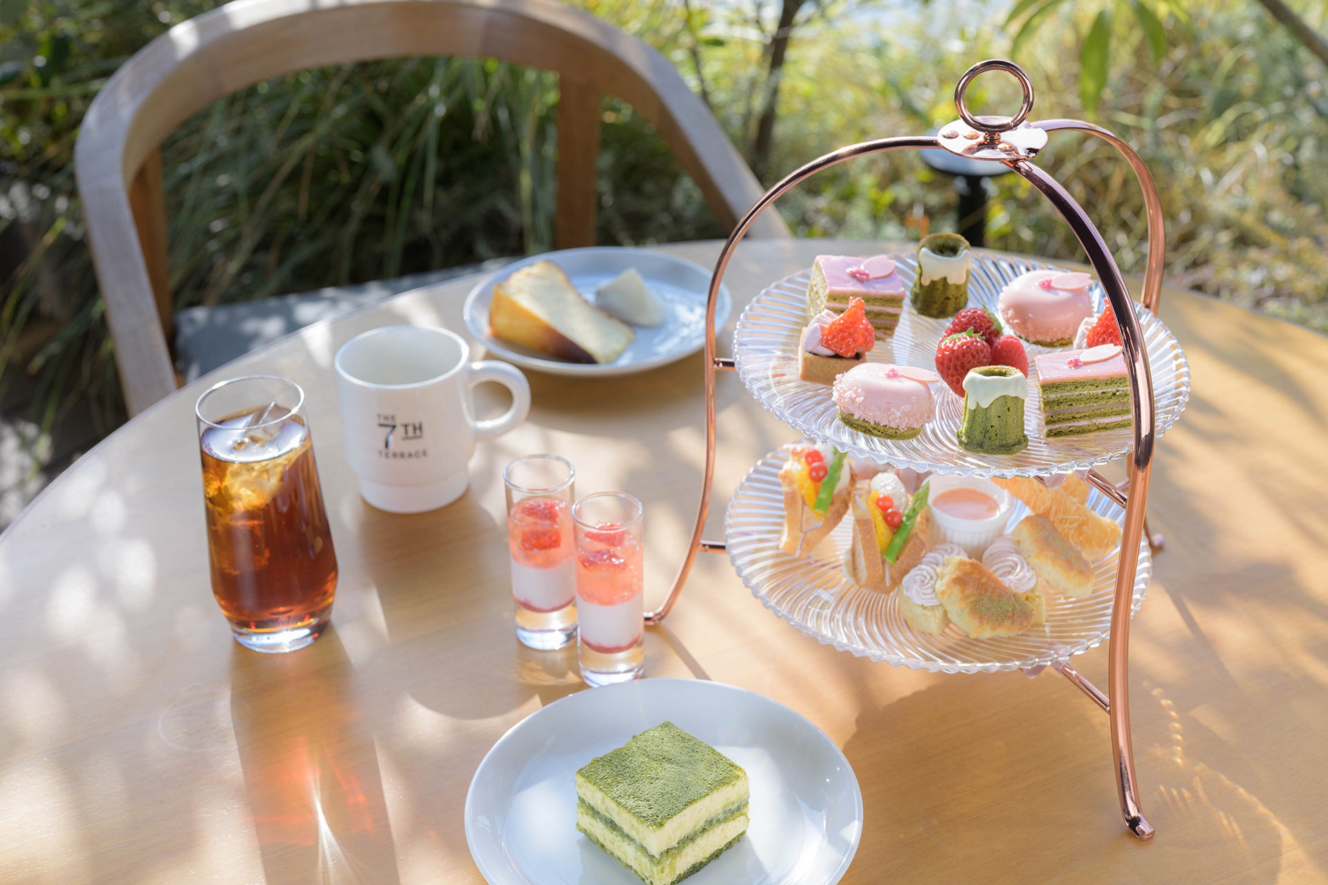 Spring-Limited Afternoon Tea with Cherry Blossom and Matcha at THE