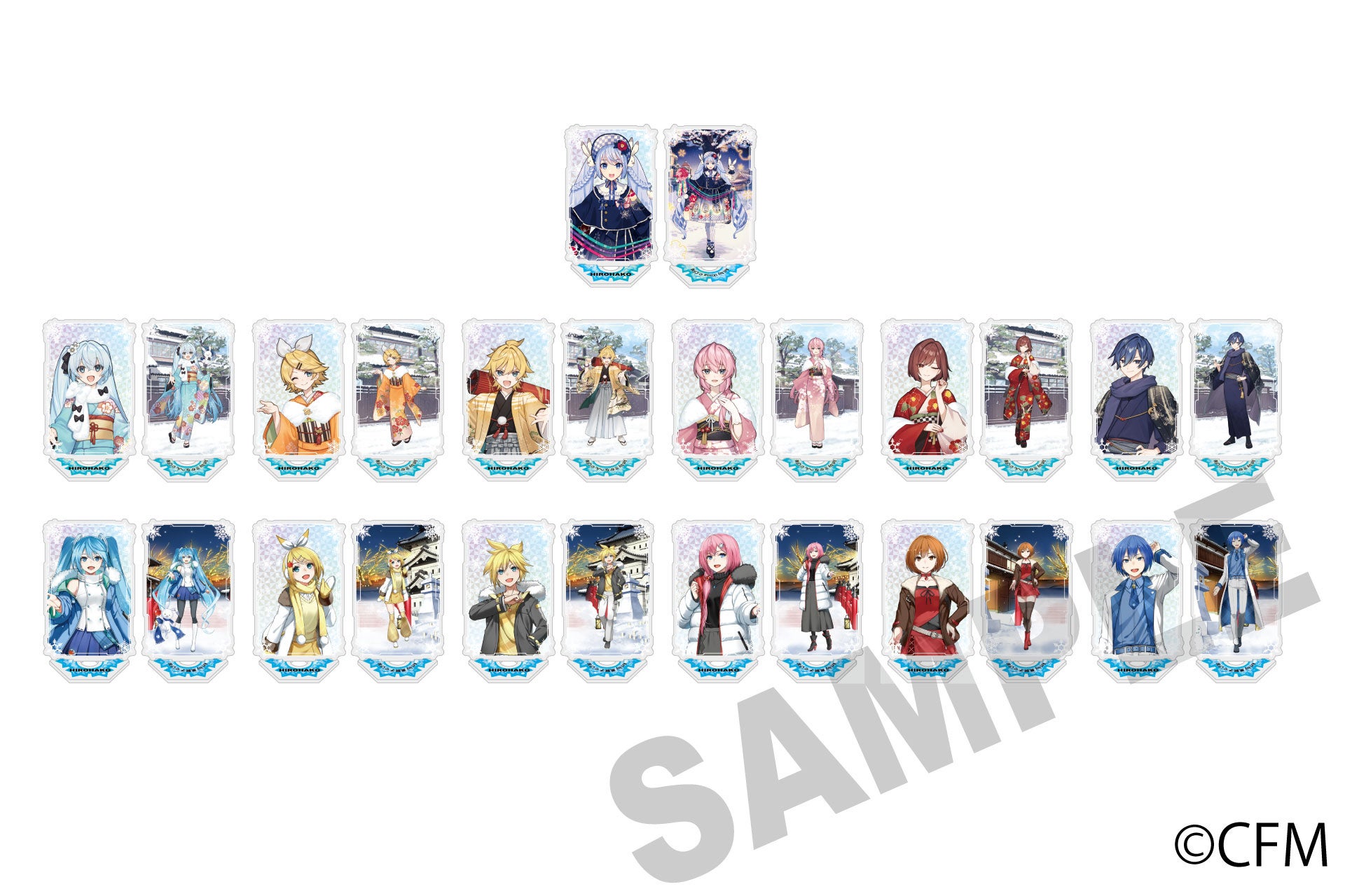 雪未来 x HIROSAKI×HAKODATE Pirouette Acrylic Stand