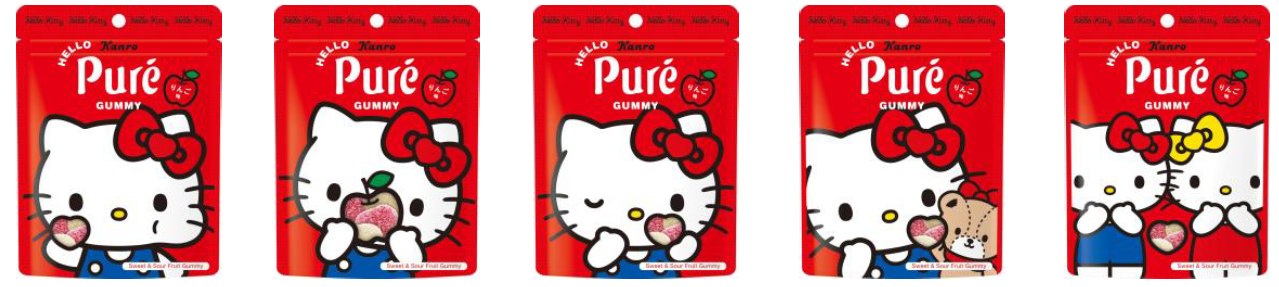 Puregumi × Hello Kitty product lineup