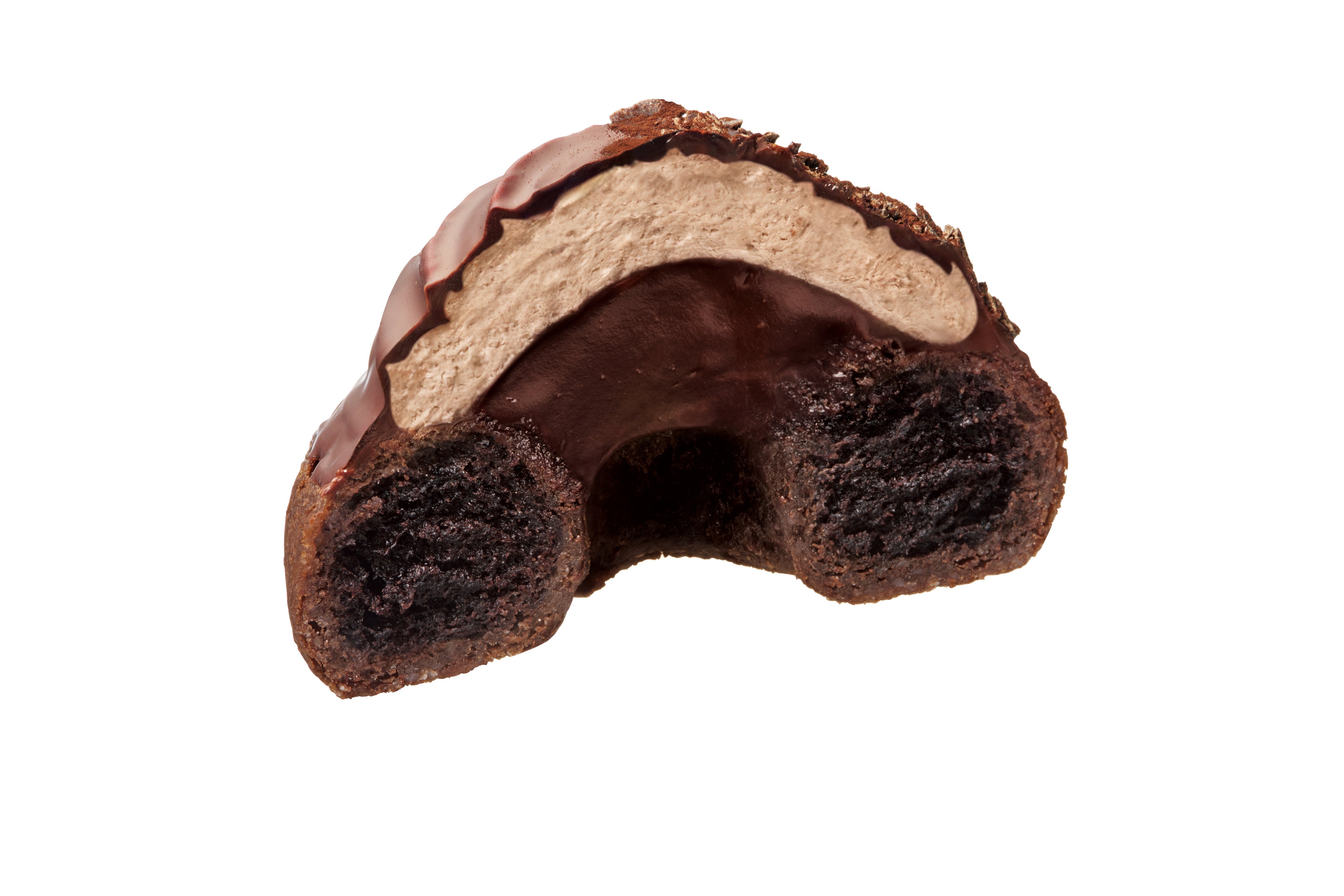 松露巧克力甜甜圈 Noir 特寫