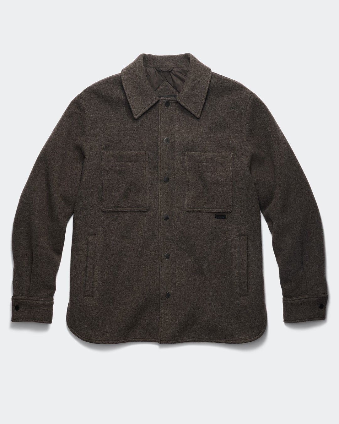 Atkinson Shirt Jacket in Heather Espresso
