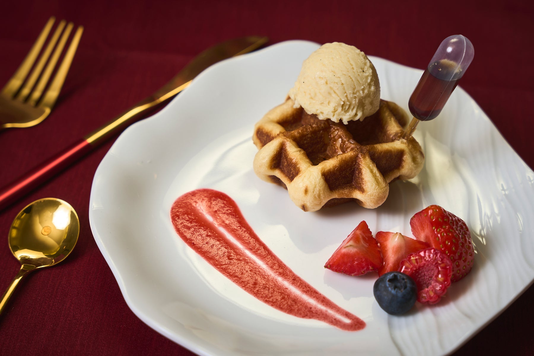 华夫饼（单独的盘子）