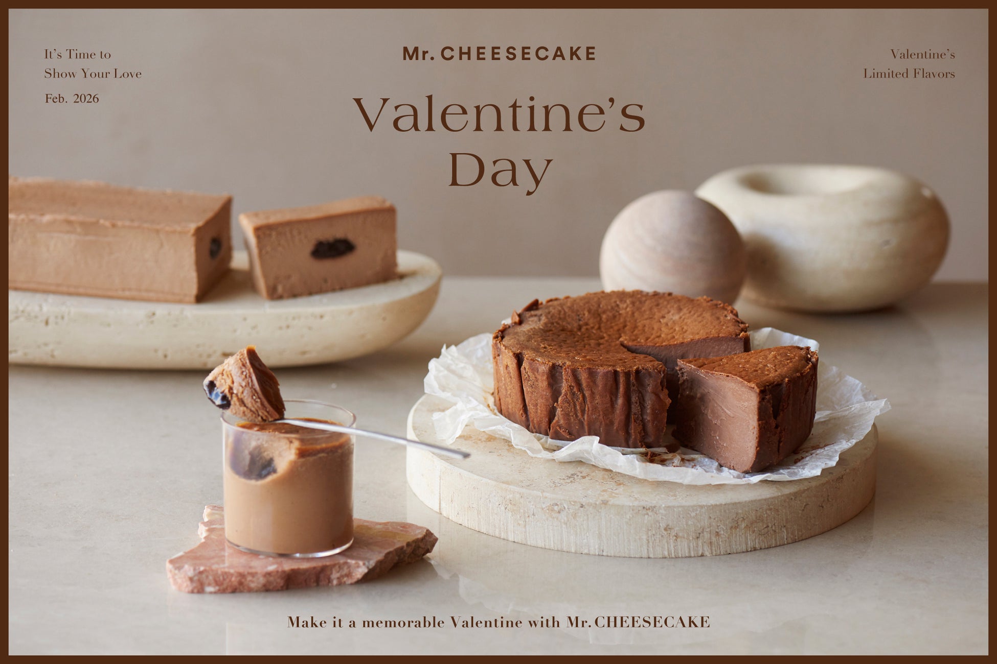 Mr. CHEESECAKE Unveils Valentine's 2026 Limited Edition Collection