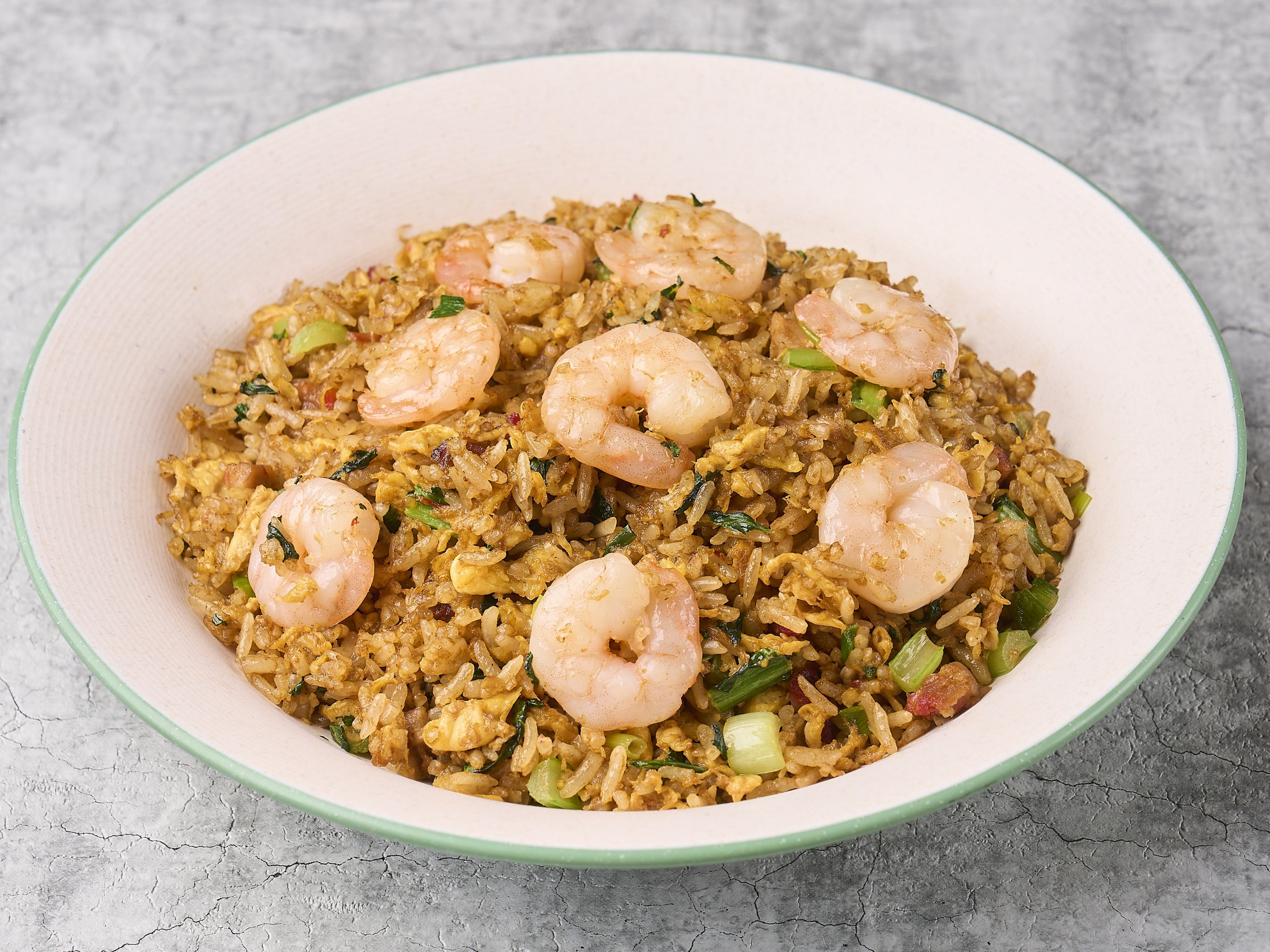 特制酱油鲜虾炒饭