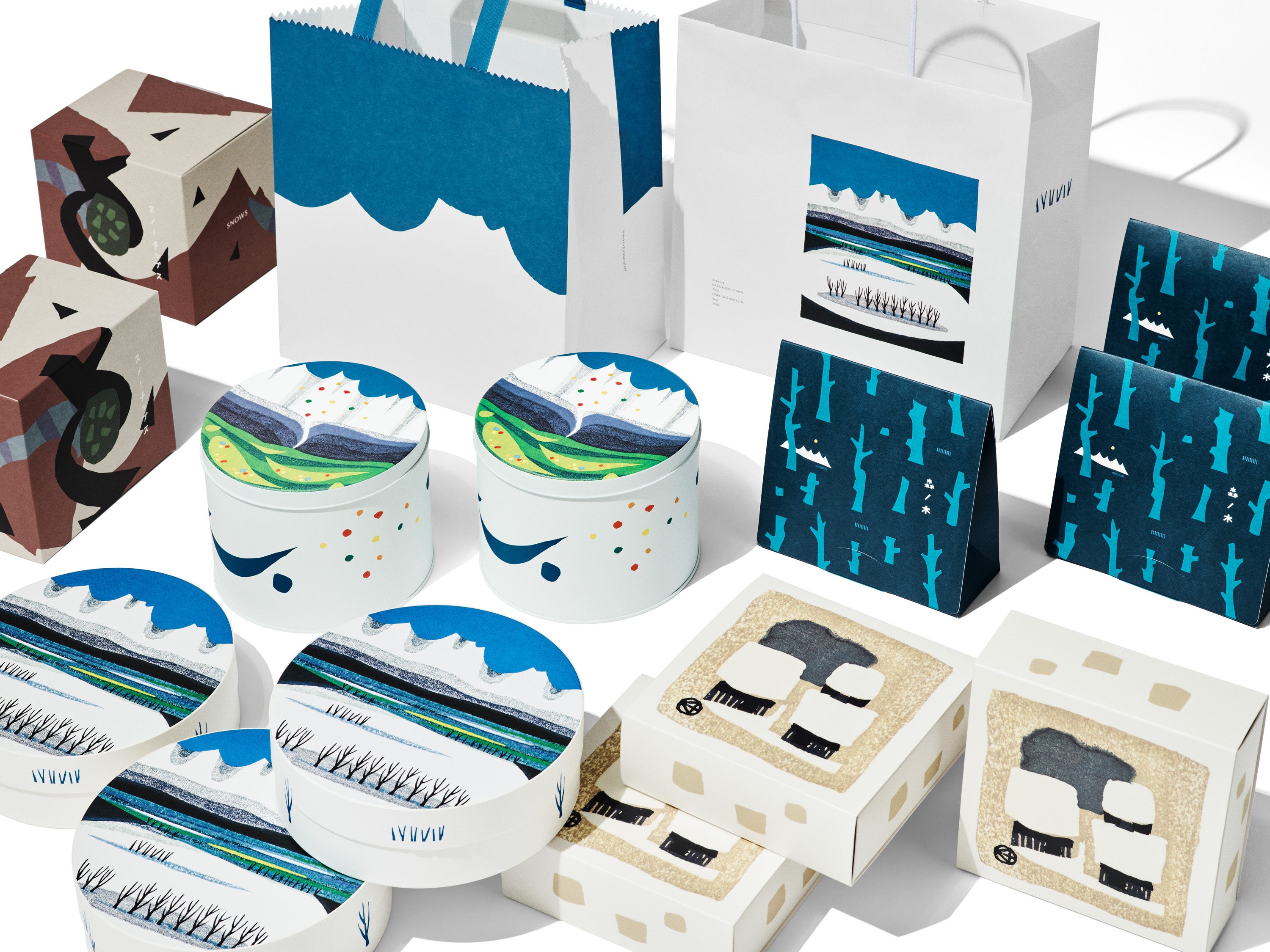 以大谷作品为特色的包装设计